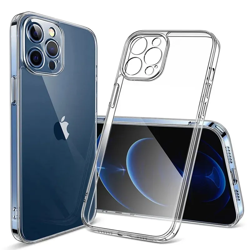 Transparent Soft TPU Silicone Case For iPhone 11 12 13 Mini 14 15 Pro Xs Max X XR 8 7 6 6s Plus SE