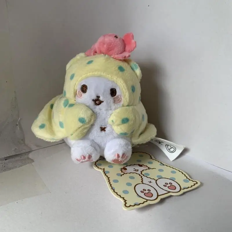 Kawaii Sanrio Anime Cartoon Marumofubiyori Plush Toys Backpack Pendant Keychain Accessory Doll Gifts