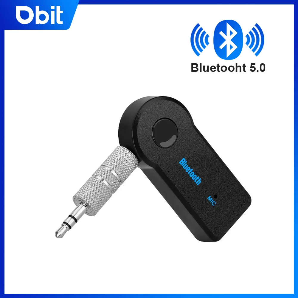 AUX Car Bluetooth Receiver,3.5mm Socket  5.0 Wireless Bluetooth Adapter,Audio Converter Mobile Phone