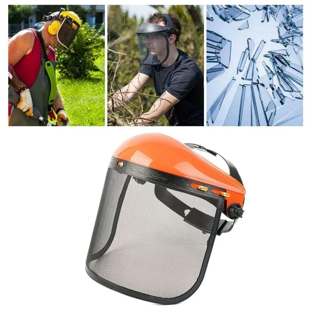 Splash Prevention Electric Cutting Gardening Protection Mesh Face Shield Protective Mask Chainsaw