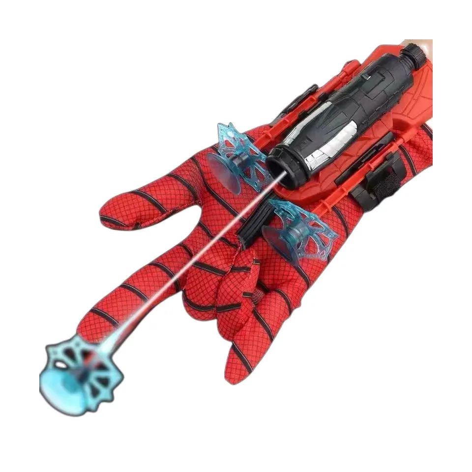 Disney SpiderMan Hero Launcher Rotating Spider-Man Launcher Soft Bullet Gun Suction Cup Ejection Toy