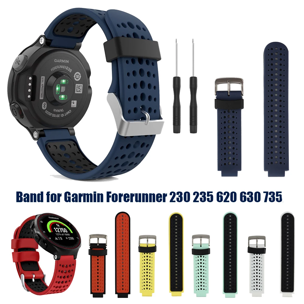 Substituição da banda de silicone para Garmin Forerunner, pulseira de relógio inteligente, Garmin