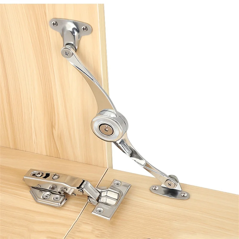 Hydraulic Randomly Stop Hinges Kitchen Cabinet Door Adjustable Polish Hinge Furniture Lift Up Flap