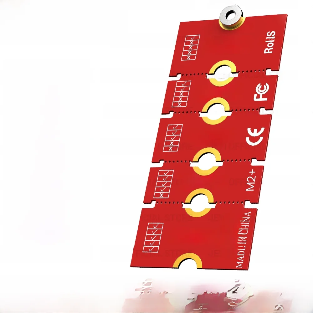 Jeyi m.2 ngff nvme ssd verlängerung halterung übertragung 2230 2242 2260 2280 länge verlängern