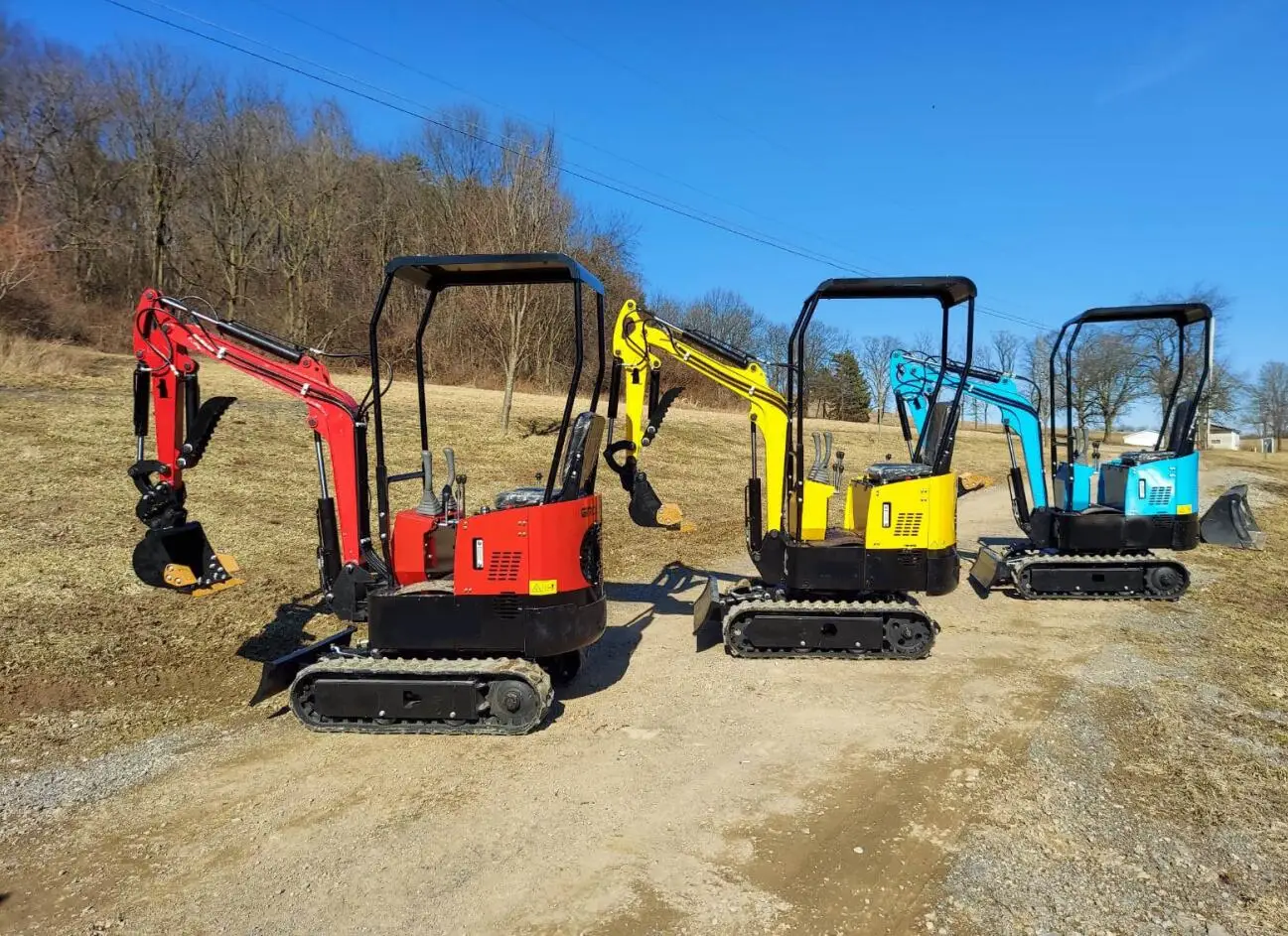 With Japan Made Engine 1ton 12ton 15ton mini mini excavator smallest digger Farm Machinery with free