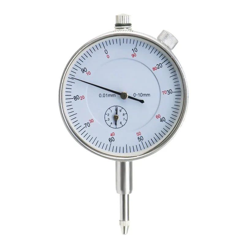 Precision 0.01mm Dial Indicator Gauge 0-10mm Meter Precise 0.01mm Resolution Indicator Gauge Mesure