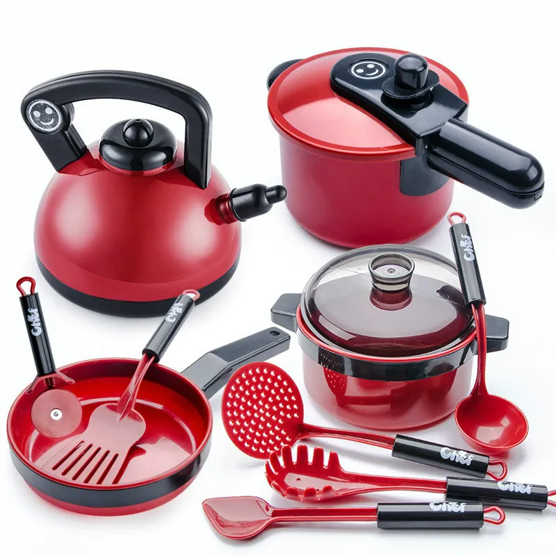 Kitchen Toys Set For Kids Girl Cooking Baby Cutting Fruit Cooking Kitchen Utensils Children's