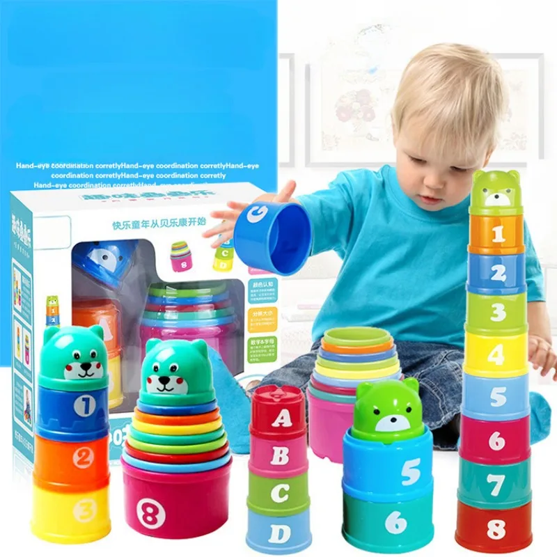 Kid Brain Response Battle Fold Cup Hand Speed Competition Fold Cup Child Stack Game Early Education
