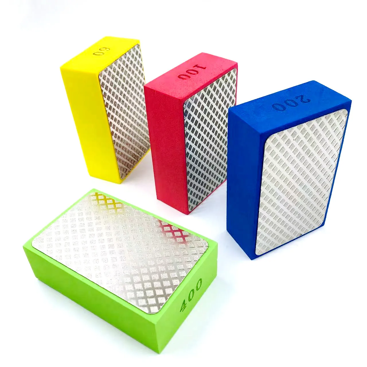 Diamond Hand Polishing Pads 93mmx58mm Tile Glass Abrasive Grinding Block Pad Stone Marble Ceramic