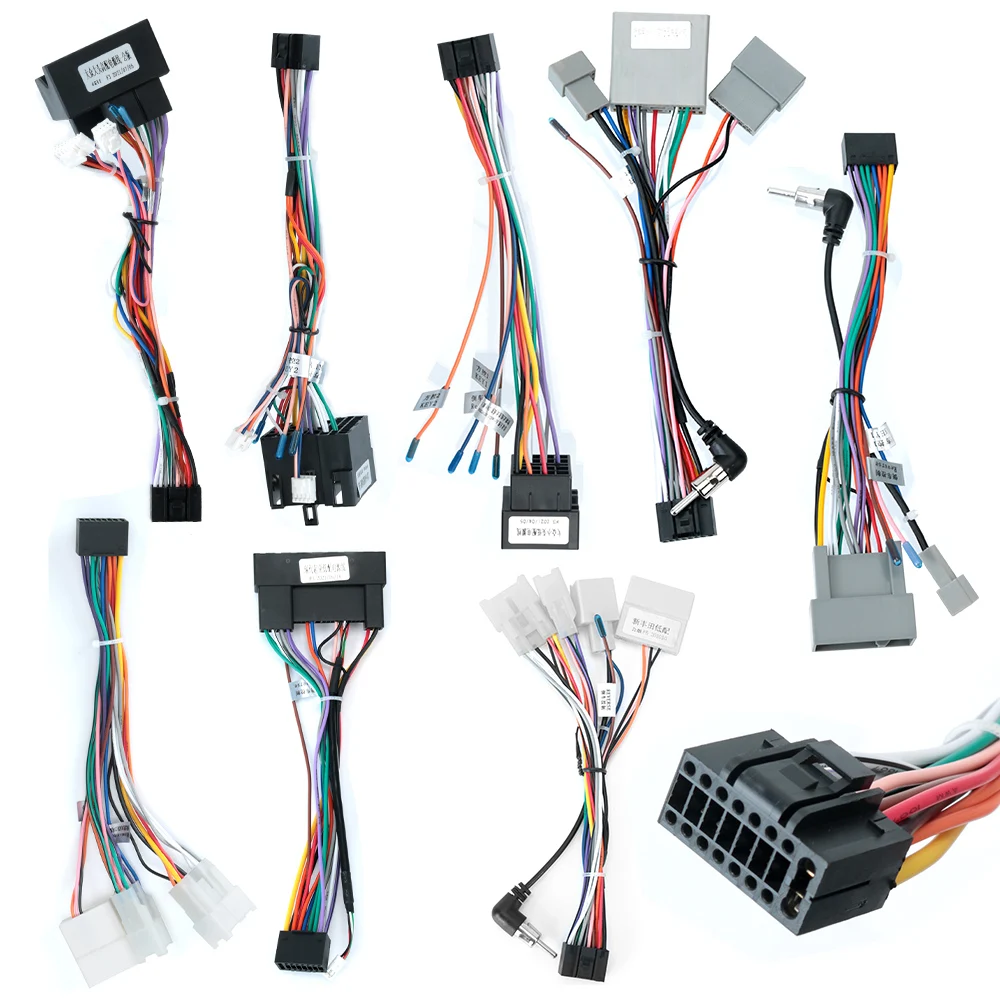 ISO Cable Car Radio Android Player 2Din Stereo Accessories for Suzuki Kia VW Hyundai Honda Toyota