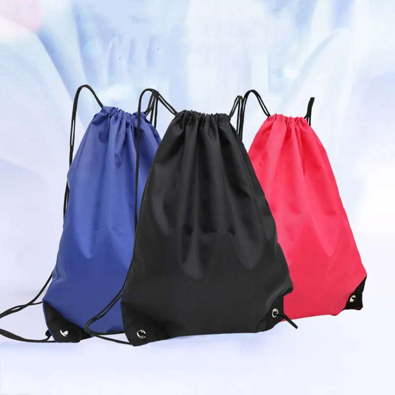 Foldable Waterproof Gym Bag Fitness Backpack Drawstring Shop Pocket Hiking Camping Beach Swimming