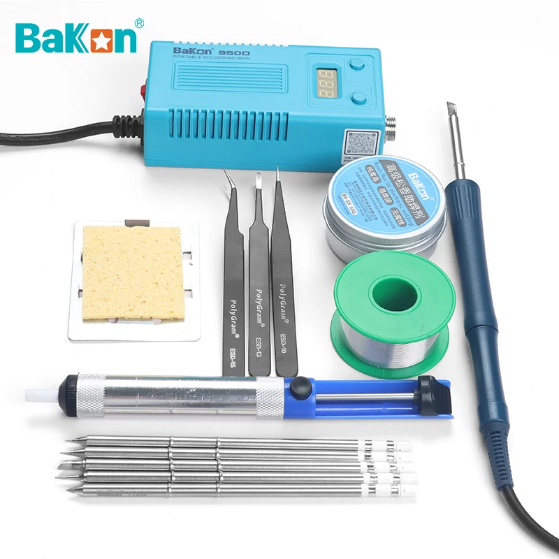 Bakon Estação de Solda Portátil  T12  C210  Estação de Solda Digital  IDY Mobile Phone Repair Tools