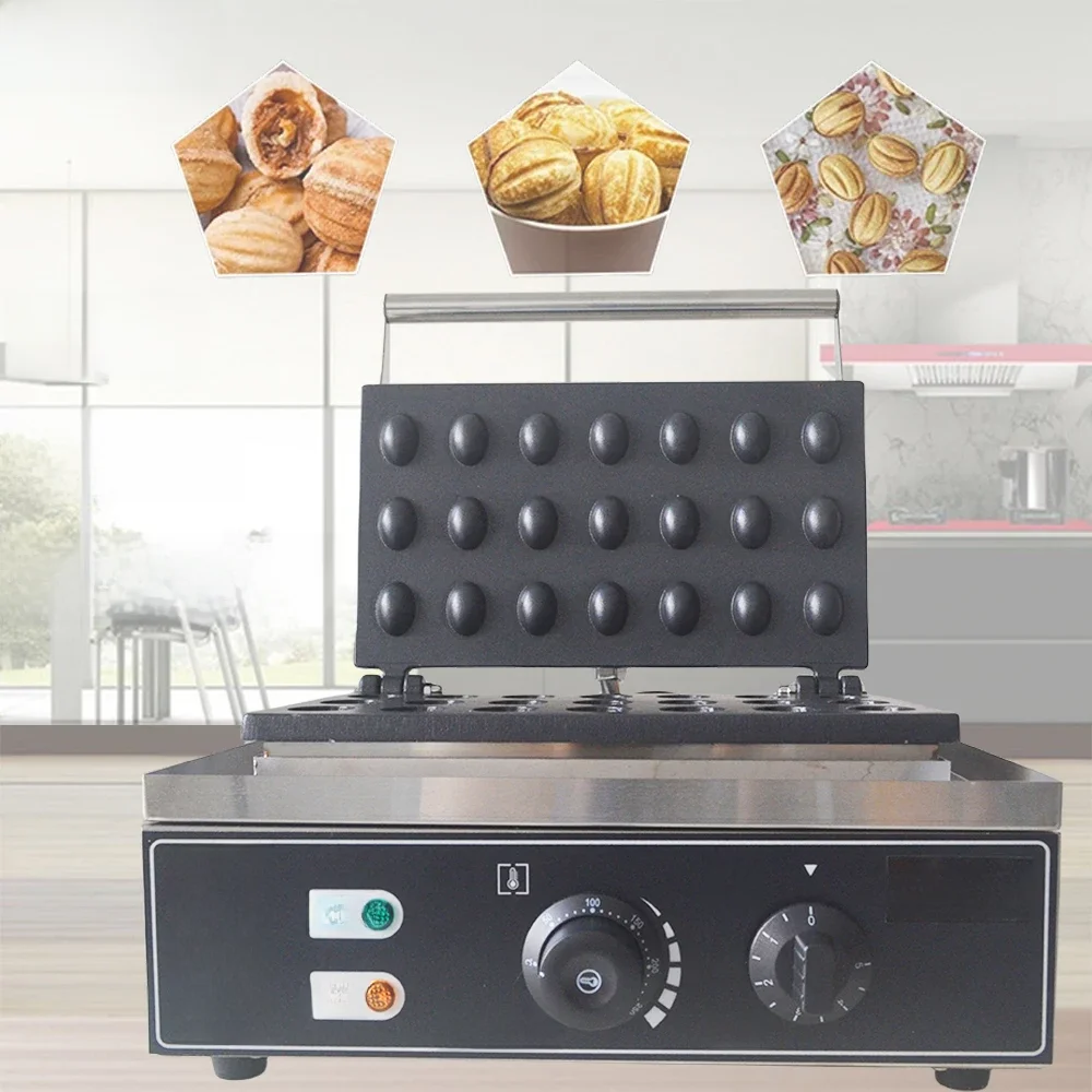 XEOLEO-Electric Waffle Maker, Nut Shaped Waffle Making Machine, Casca De Castanha, Crocante Waffles