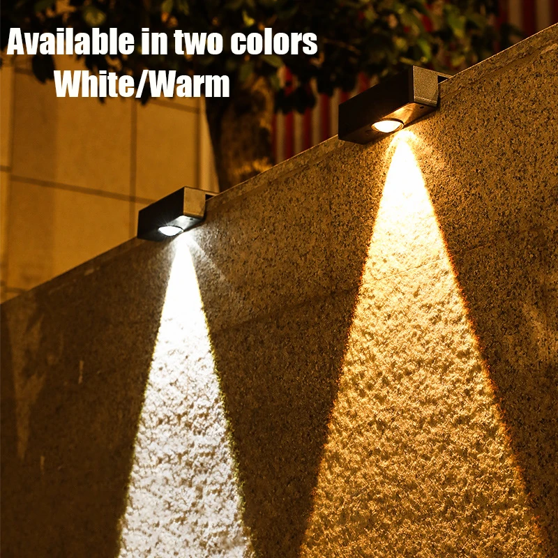 LED Solar Garden Lights Super Bright Waterproof Solar Powered Lamps Balcony Stairs Street Lighting
