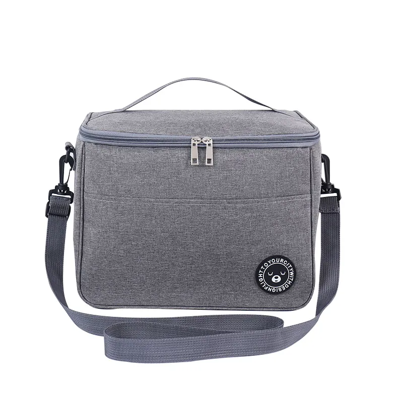 Portable Lunch Bag Food Thermal Box Durable Waterproof Office Cooler Lunchbox With Shoulder Strap