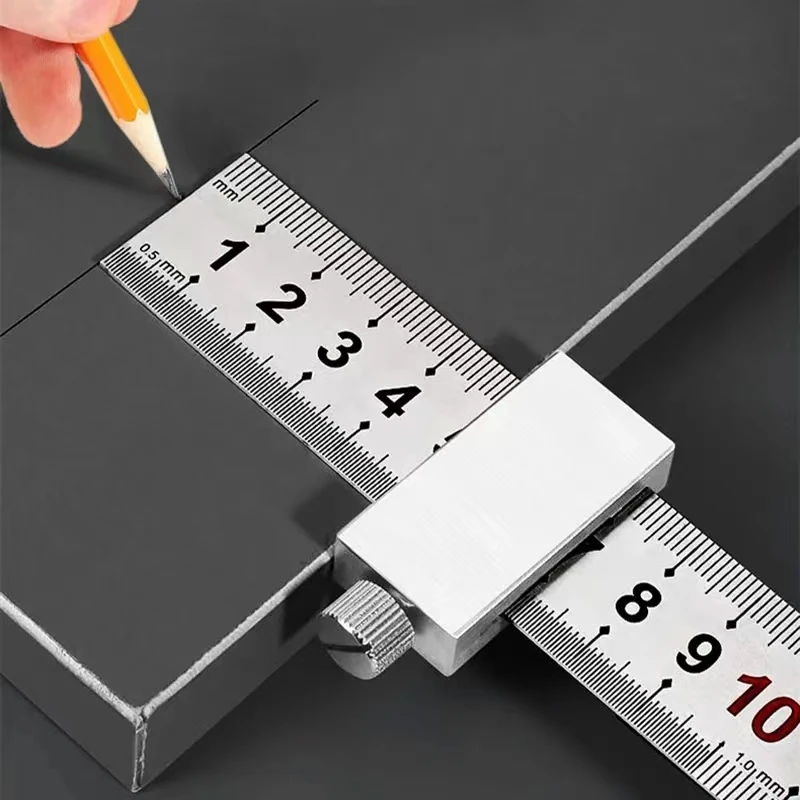 Metal Carpenter Swenson Carpentry Square Woodworking Tools Carpentry Steel Ruler Positioning Limit
