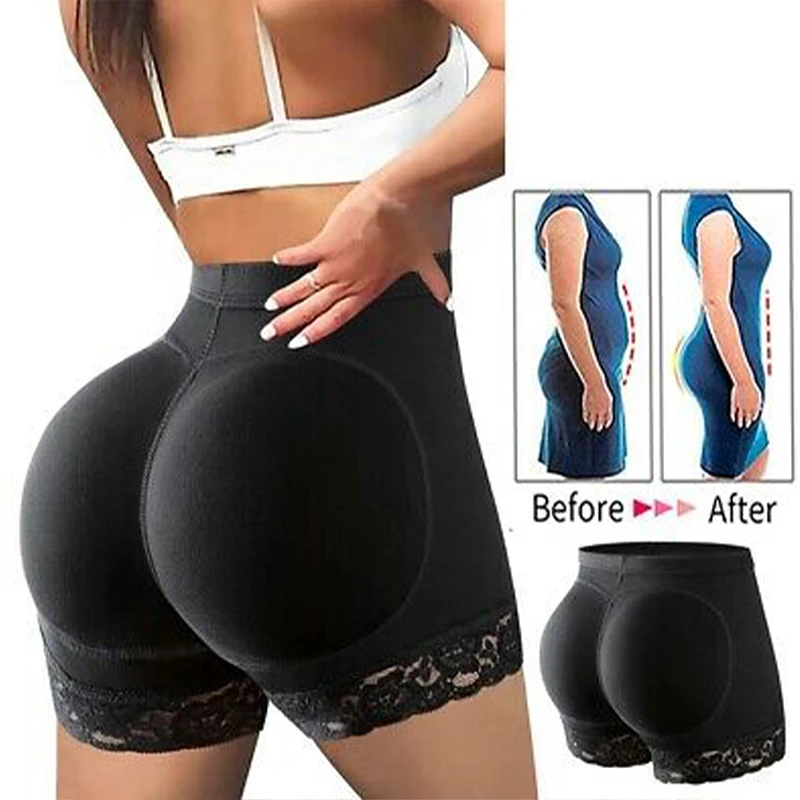Women's Underwear Fake Buttock Body Shaper Padded Seamless Panties Panty Sexys Hip Enhancer High