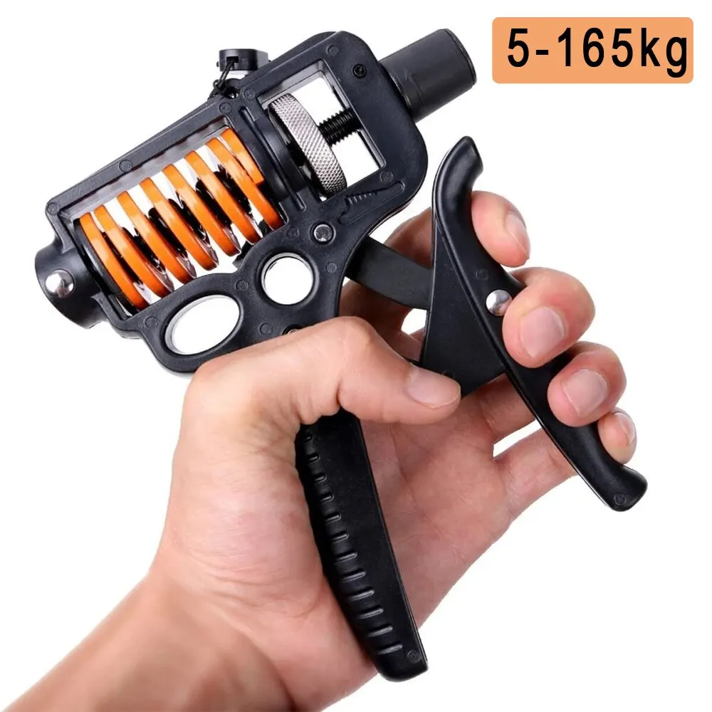 5-165kg Adjustable Heavy Hand Grip Strengthener Finger Expander Arm Wrist Forearm Trainers Fitness