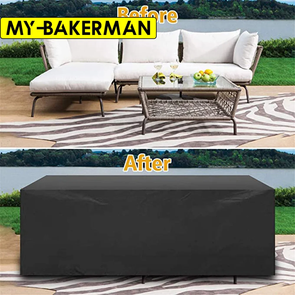 62 Size High Quality Outdoor Patio Waterproof Covers For Furniture Table Sofa Cover  210D Oxford