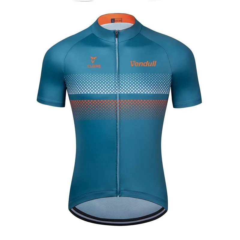 Summer Men Short Sleeve Cycling Jersey MTB Maillot Bike Shirt Breathable Tricota Mountain Pro Team