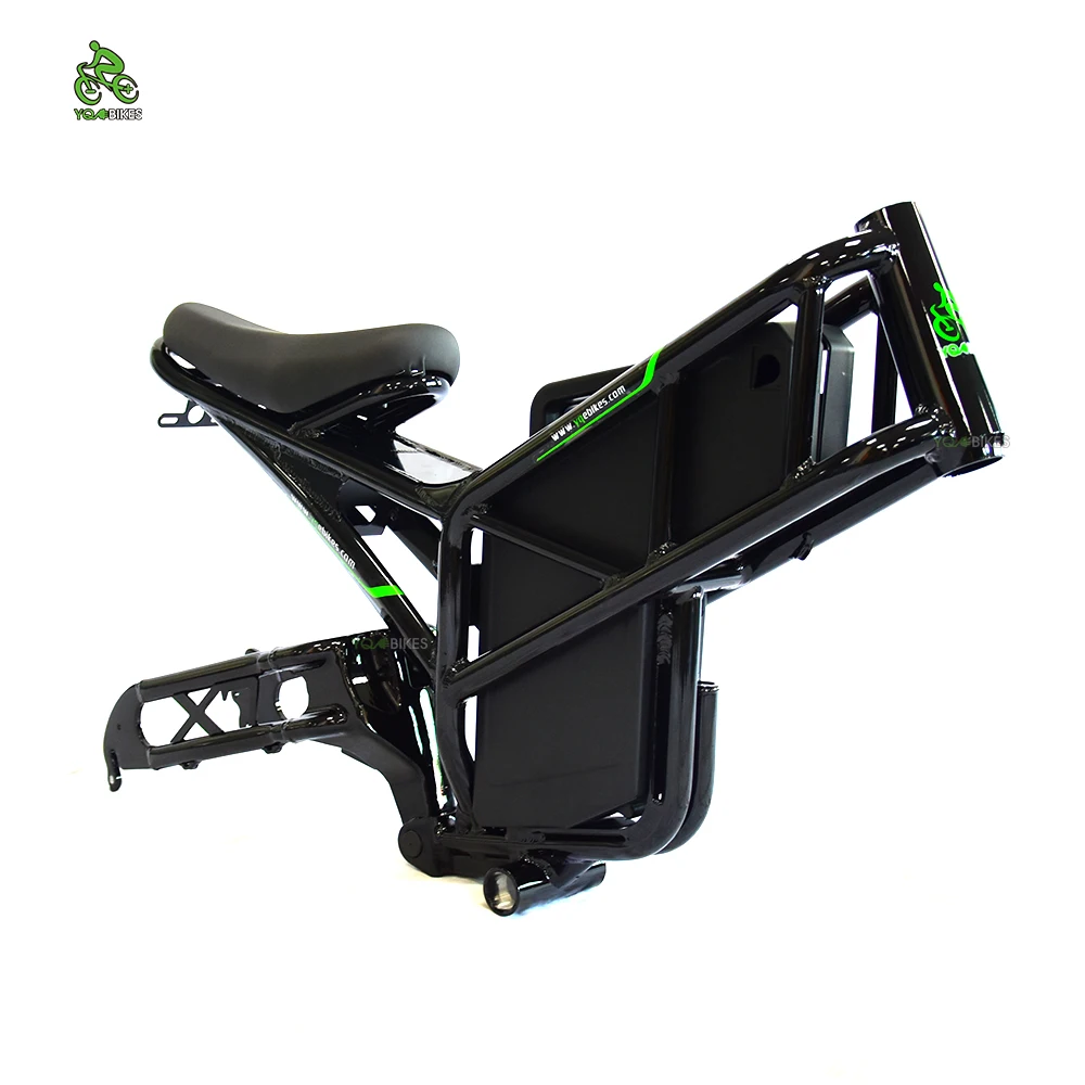 175mm Dropout Adult DIY Electric Bicycle Full Suspension 18650 20inch Fat Mountain Electric Bike