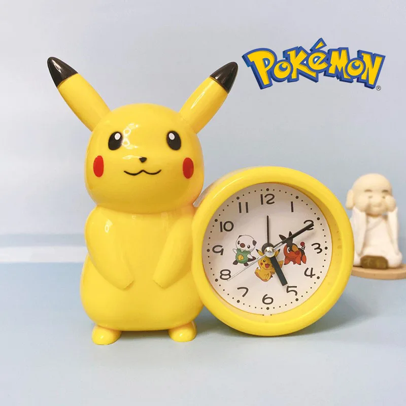 New Genuine Pokemon Anime Pikachu Catoon Kawaii Model Action Decoration Toy Children Alarm Pointer