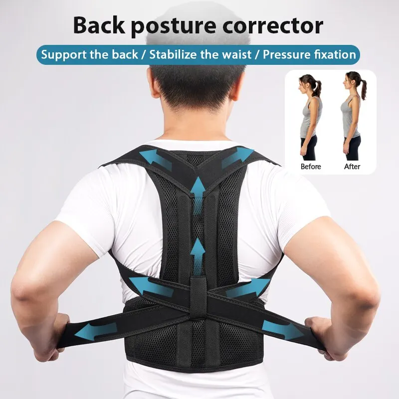 Back Brace Posture Corrector Back Lumbar Support Shoulder Posture Support for Improve Posture