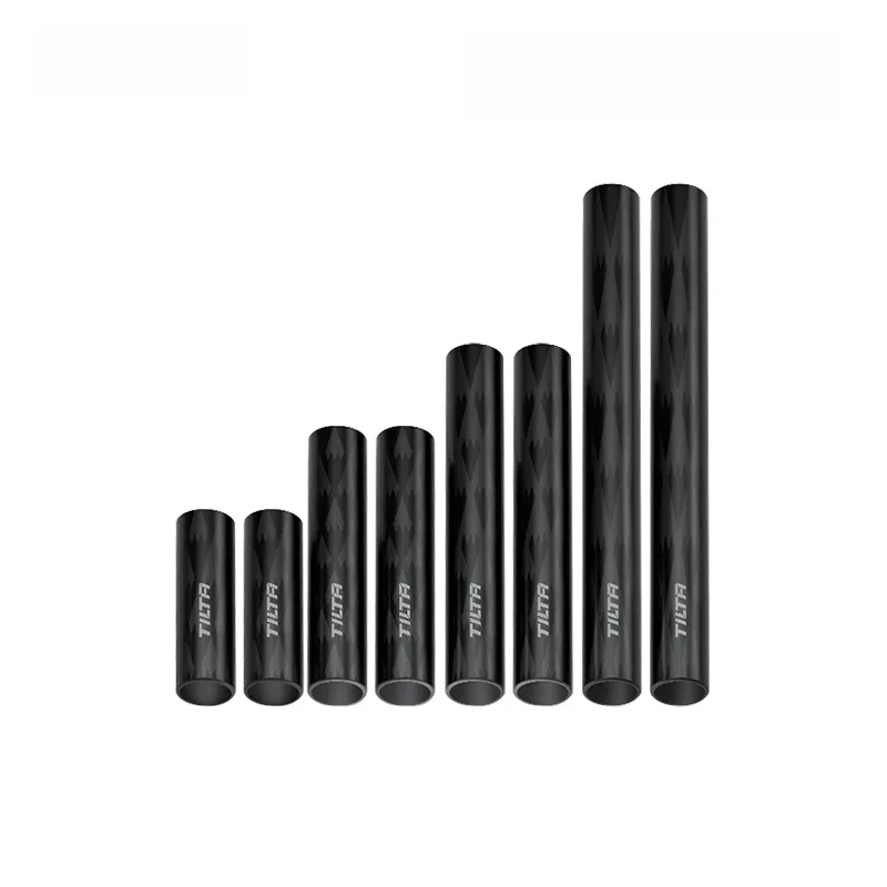 TILTA-Grupo de haste de fibra de carbono, 15mm, 10cm, 15cm, 20cm, 30cm, 1 par