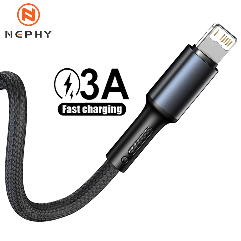 Fast Charging USB Charger Cable For iPhone 14 13 12 11 Pro Max Xs X SE 6 7 8 Plus iPad braid Origin