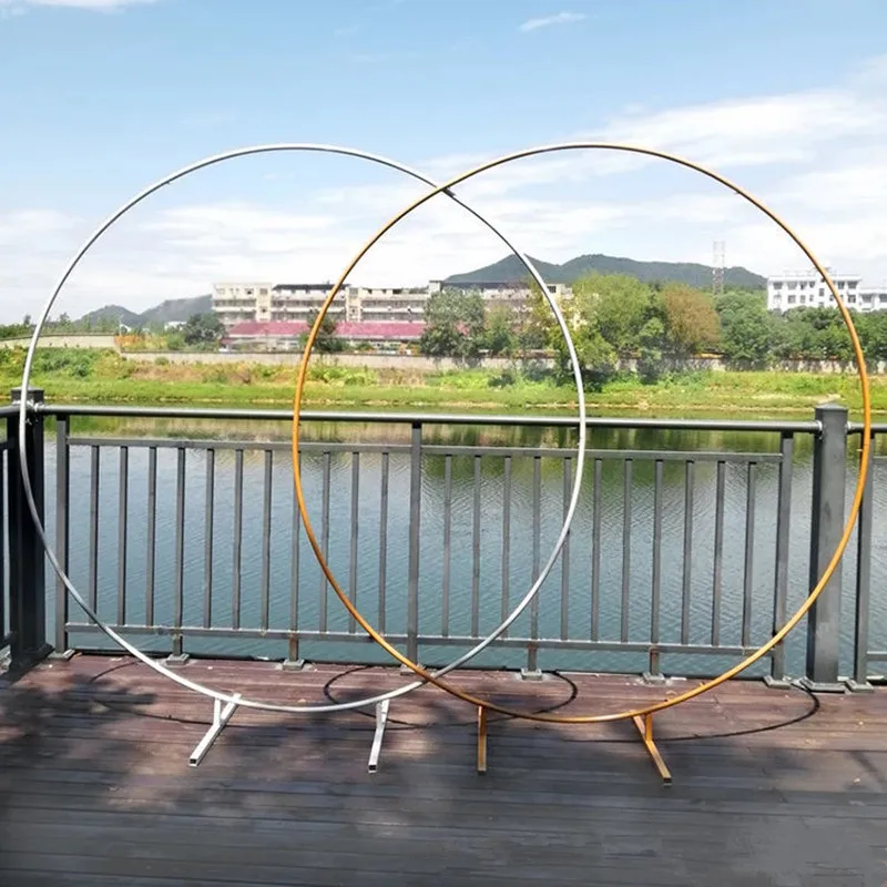 Metal Wedding Arche Circular Balloon Stand Party Decoration Backdrop Arch Birthday Party Balloon