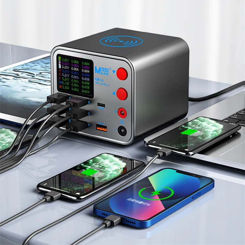 MaAnt Dianba 1 Multifunction 8-port Charger for Mobile Phonewith Short Circuit Repair Function Smart