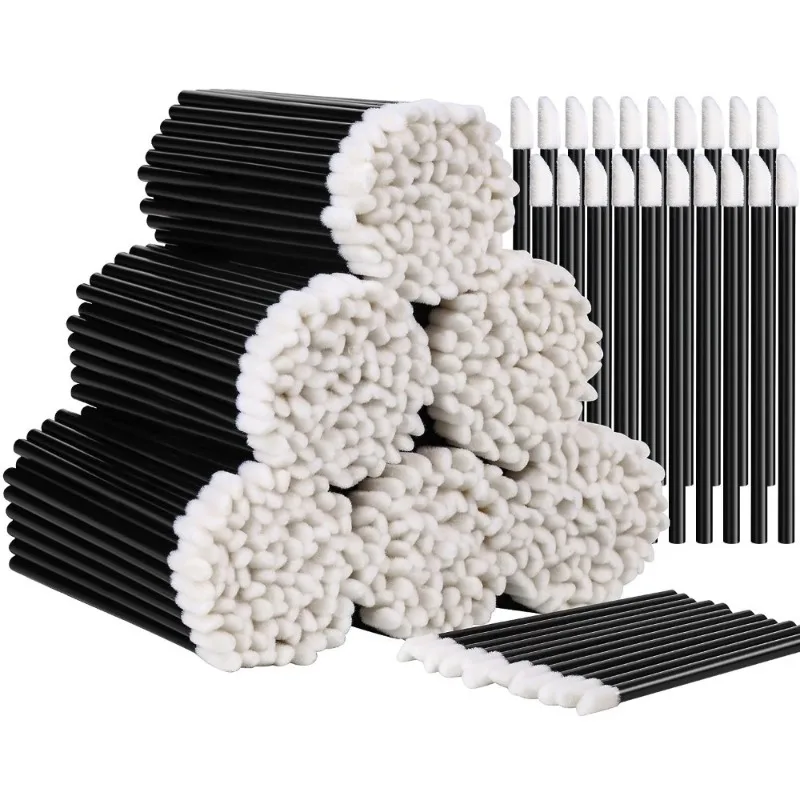 100 Pcs Disposable Lip Lint Free Applicators  Lipstick Testers Wands Applicators for Makeup Lip