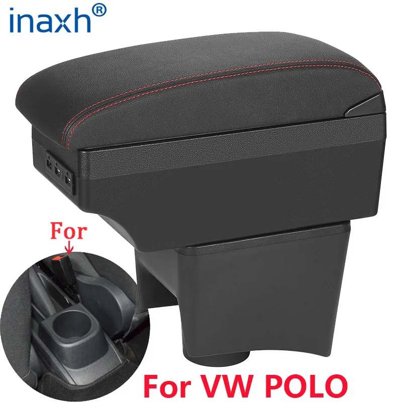 Für Volkswagen POLO Armlehne neue Für VW POLO Mk5 6R Vento Auto Armlehne box Innen Teile Lagerung