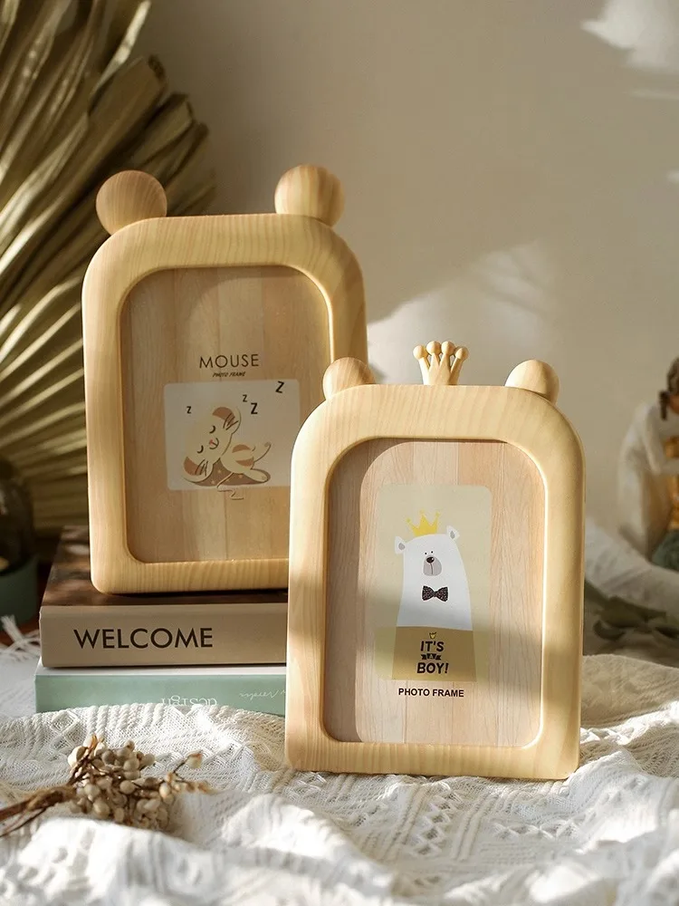 Scandinavian Ins Creative 7-inch Photo Frame Table Baby Photo Cartoon Wall Cute Picture Frame