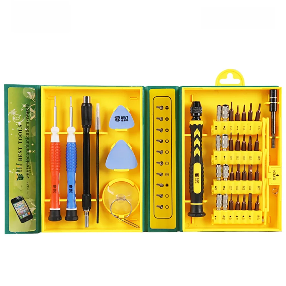 Multipurpose Screwdriver Set, Phone Opening Repair Tool para PC, Laptop, Mobile Phone Tools Sets, 38