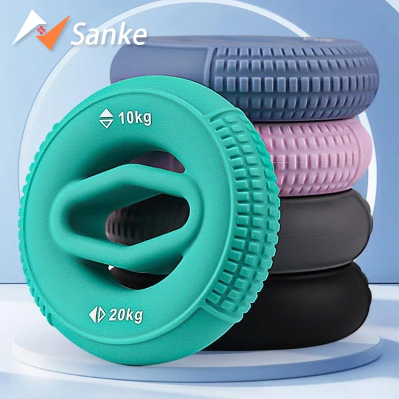 Hand Grip Strengthener Hand Finger Exerciser Forearm Rings Hand Exerciser Silicone Squeezer Grippers