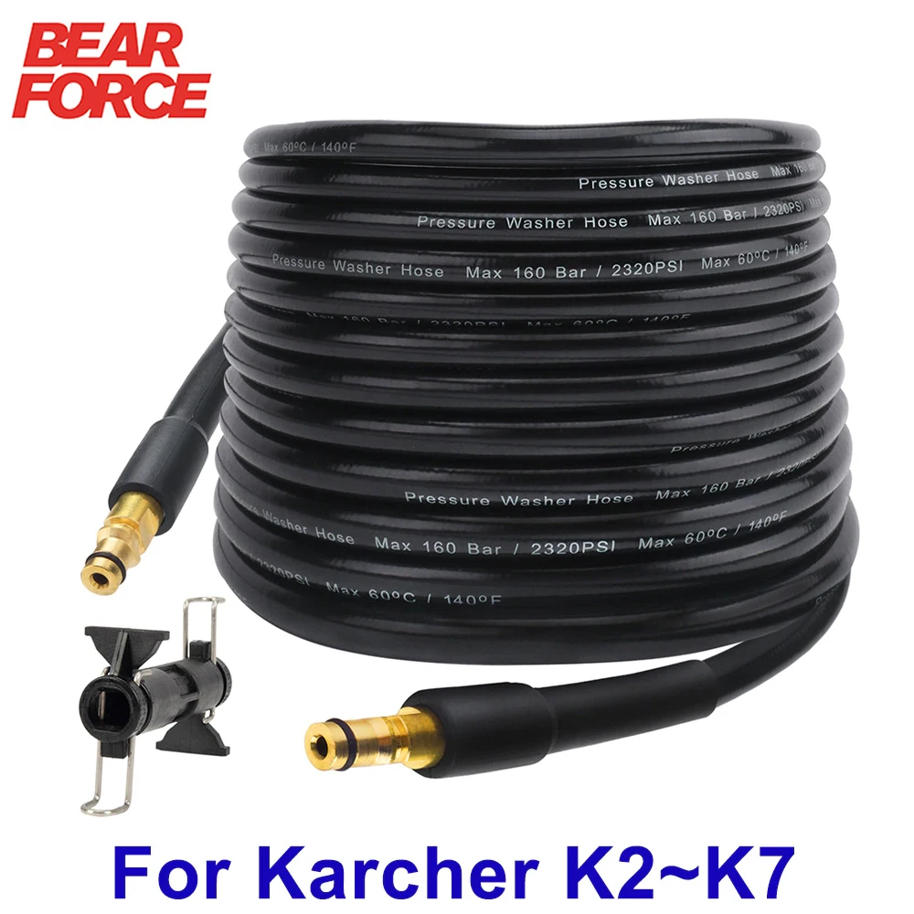 10~15m High Pressure Washer Hose Pipe Cord Car Washer Water Cleaning Extension Hose Water Hose for