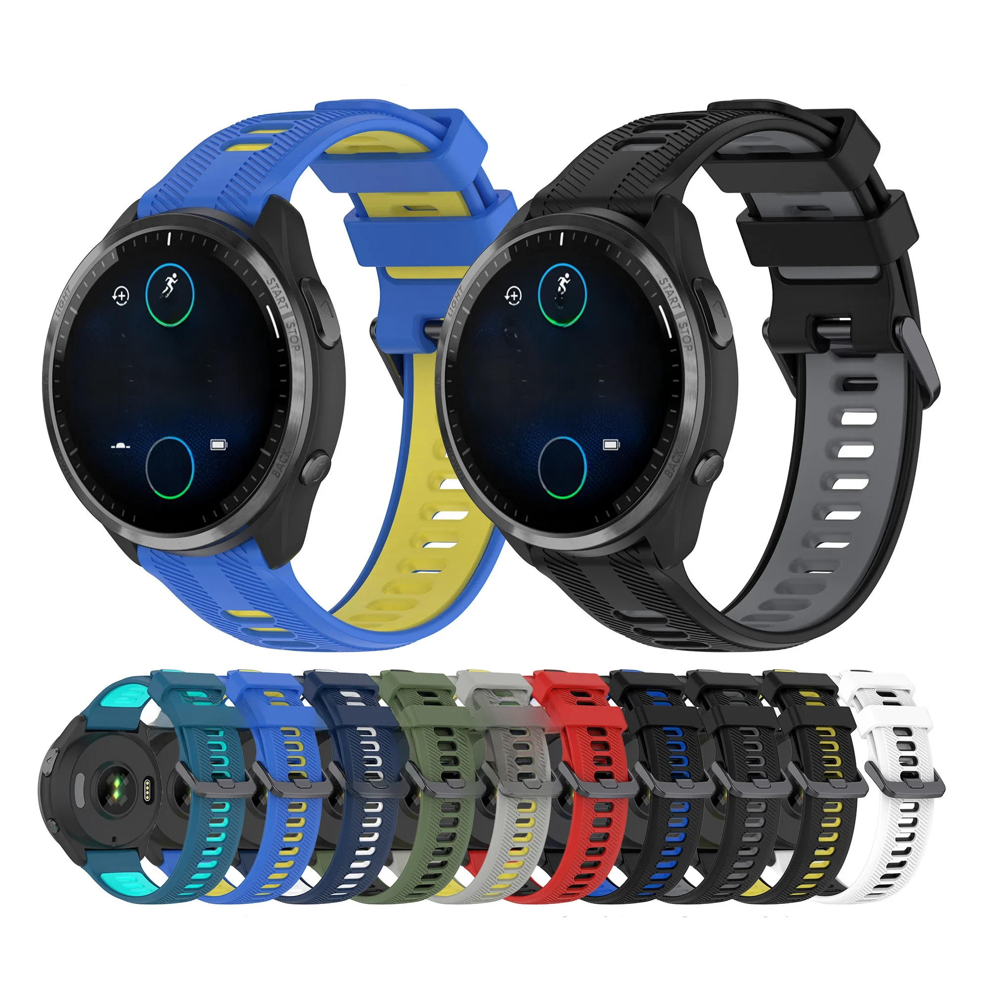 22mm Silikon band für Garmin Vorläufer 965 955 Smart Watch Band für Garmin Fenix 6 GPS Abstieg G1
