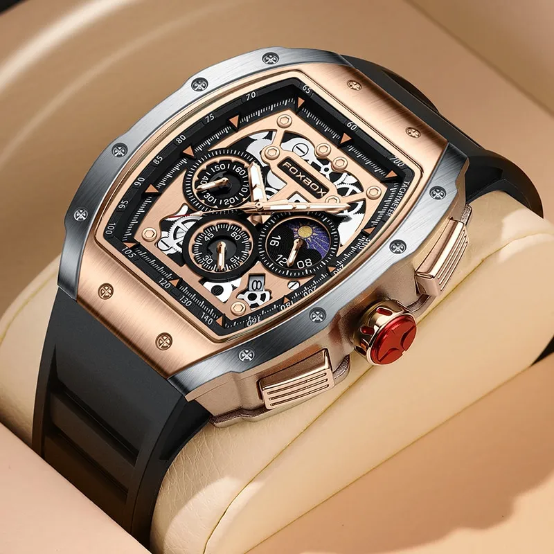 2024 New Sports Watch Men Top Brand Luxury Mens Watches Business Waterproof Military Quartz