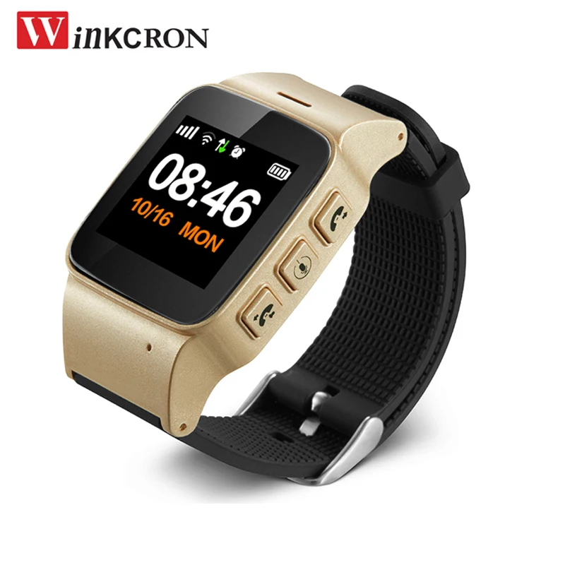 GPS Tracker Smart Watch para homens e mulheres idosos  IOS  Android  idosos  telefone SOS