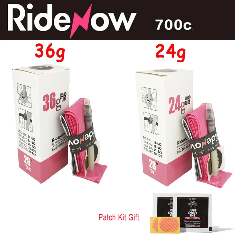 RideNow Ultralight Bike Inner Tube 700c Road Bicycle TPU Inner Tube 45mm 65mm 85mm French Valve Bike