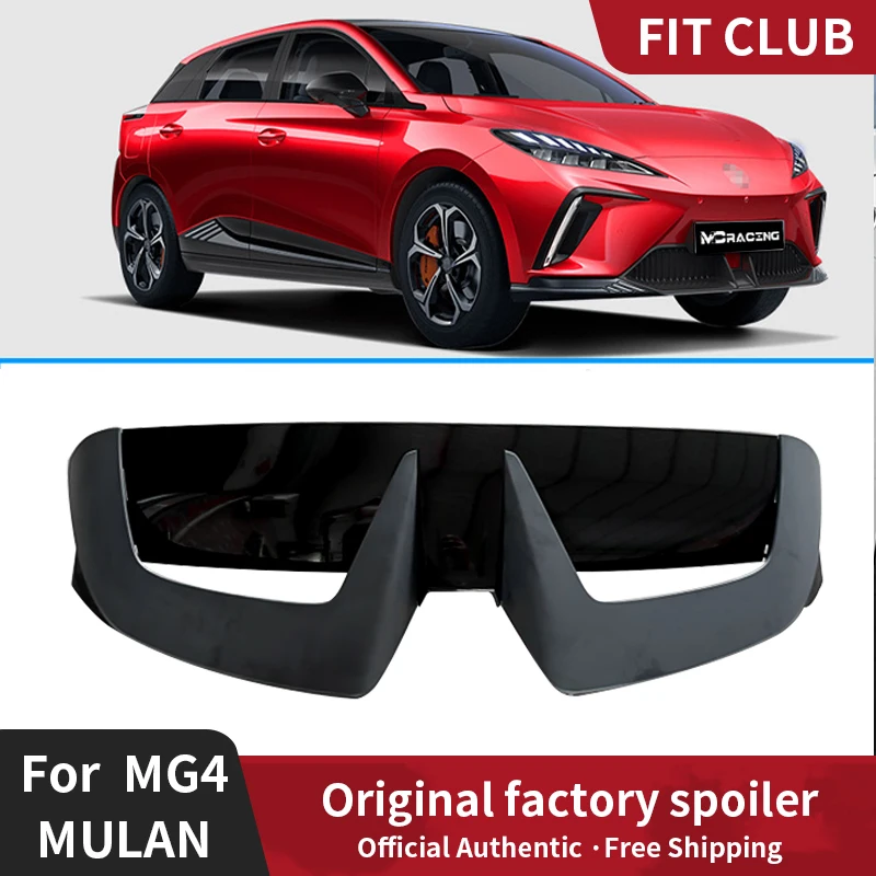 Brand new 4S original spoiler For MG4 EV 2023 MULAN Car Rear Spoiler Standard Version SE Auto
