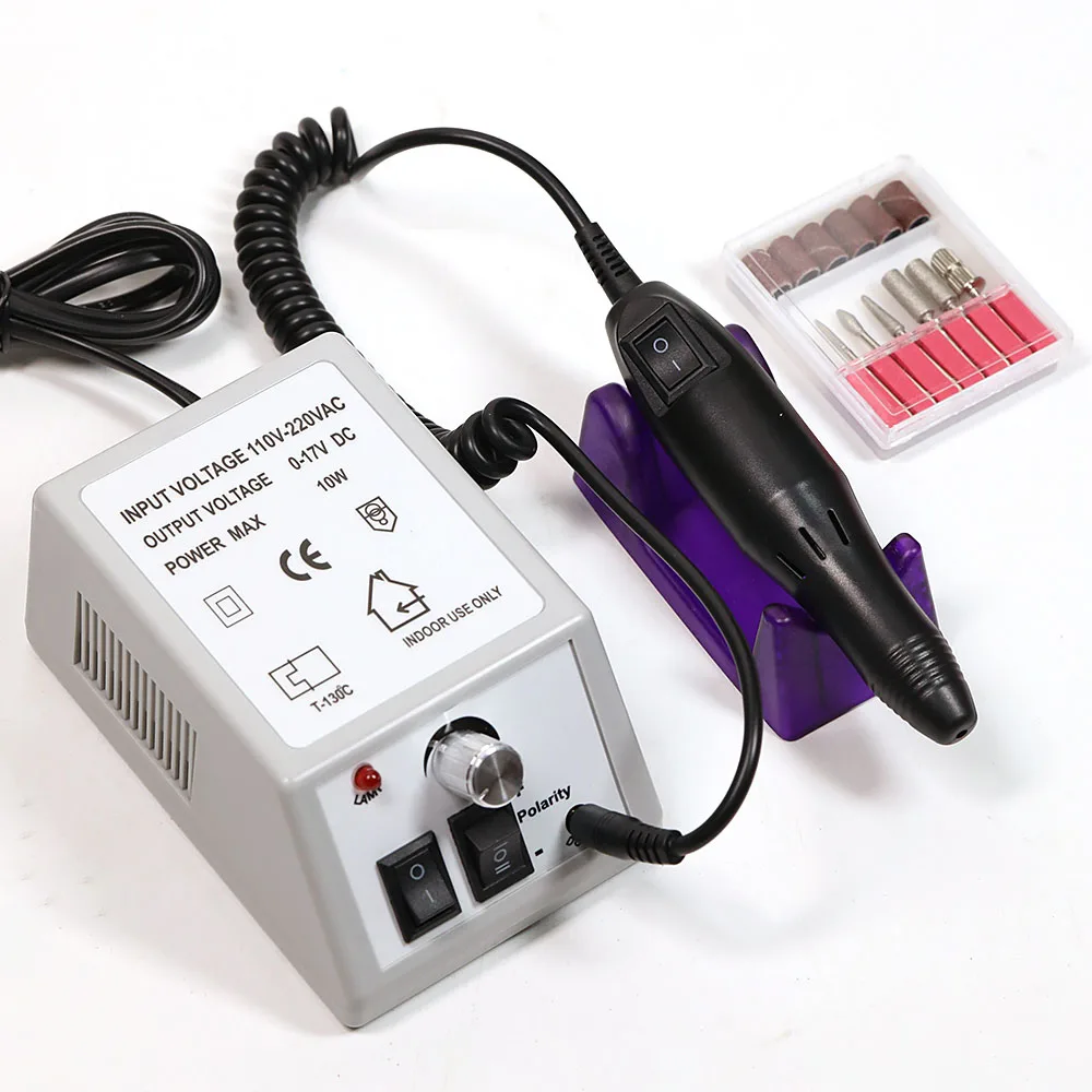LINMANDA Professional Electric Nail Drill Machine Set Nail Files Drill Bits Gel Polish Remover