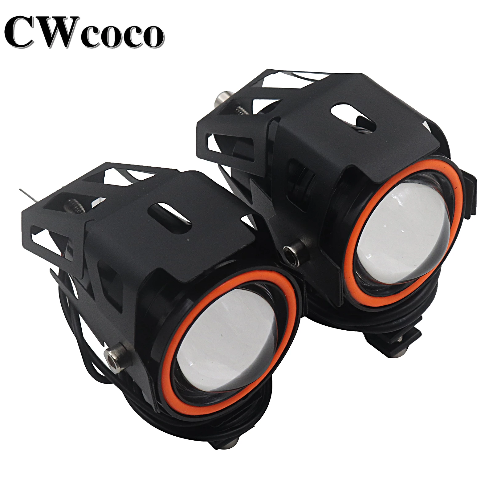 Citycoco Electric Scooter LED Spotlight Laser Highlight Flashing Angel Eyes And Demon Eyes Light For