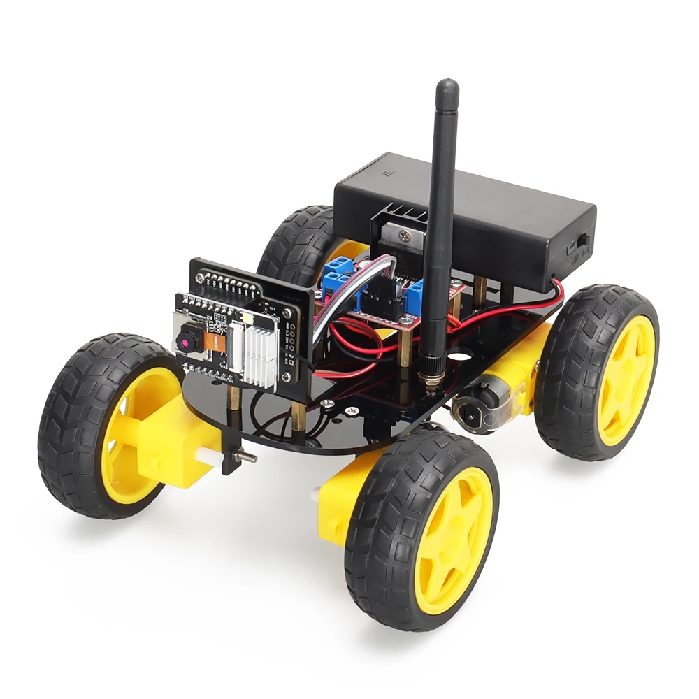 4WD Smart Robot Car ESP32 Camera Wifi Automation Kit For Arduino Programming ESP Robot with Antenna