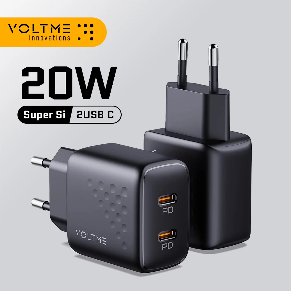 Voltme-usb tipo c carregador  carga rápida  20w  para o iphone 13  12 pro max  xiaomi  samsung