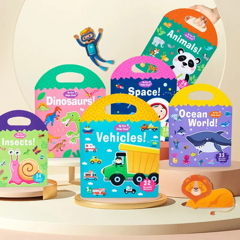 Early Childhood Education Scene Sticker Book Focus Cultivation Quiet Sticker Book Enlightenment
