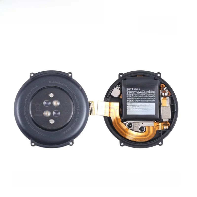 Tampa traseira do cabo 30 pinos com bateria para relógio huawei gt 2 42mm, tampa inferior do