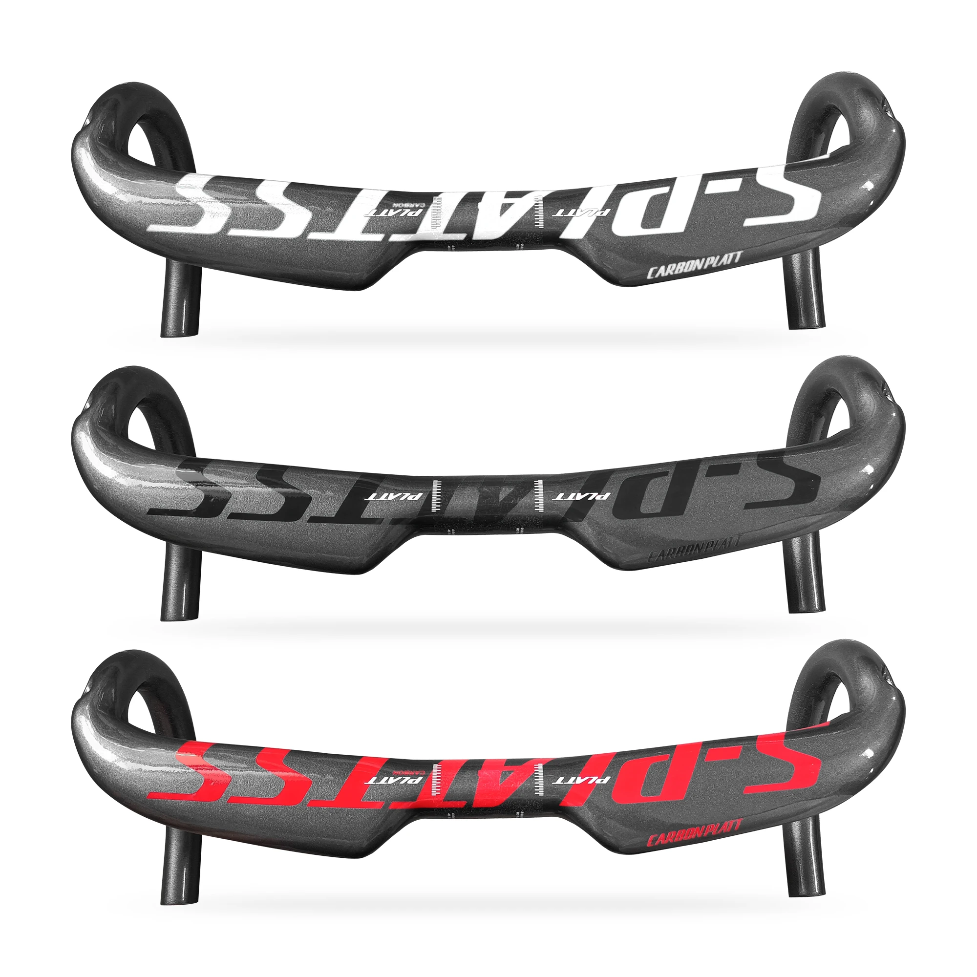 Bike Carbon Road Handlebar 400/420/440mm glossy Internal Routing Bicycle Handle Bar Bicycle