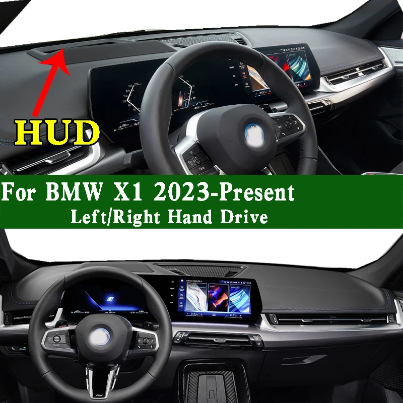 Car-Styling Dashmat para BMW X1 IX1, Tampa do painel, Painel de instrumentos, isolamento, protetor